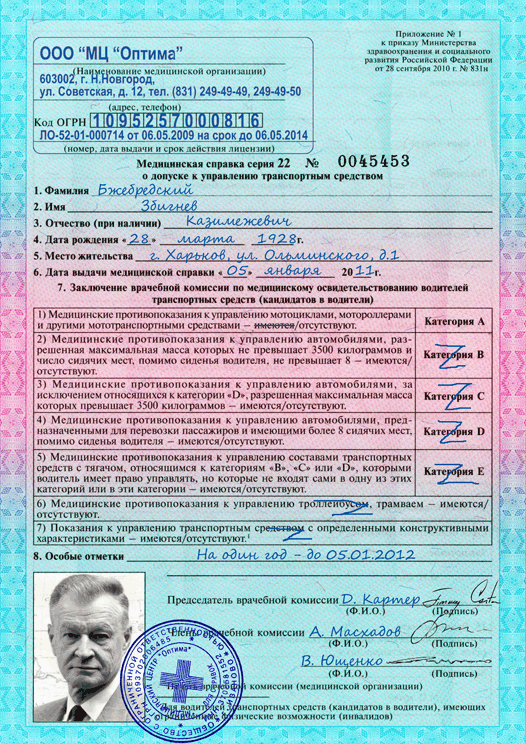 Купить водительскую справку для ГИБДД в Москве для замены удостоверения